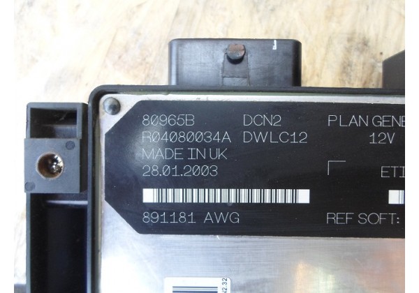 Електронний блок управління (ЕБУ) Peugeot Partner, Citroen Berlingo 1.9 d, DW8, 9641390180, 9648225280, R04080034A, DWLC12